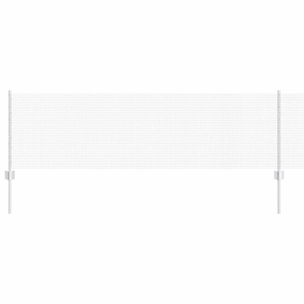 vidaXL Ograda s postovima Srebrno 0,6 x 100 m Čelik