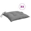 vidaXL Jastuci za stolice 4 kom sivi 40 x 40 x 7 cm od tkanine Oxford