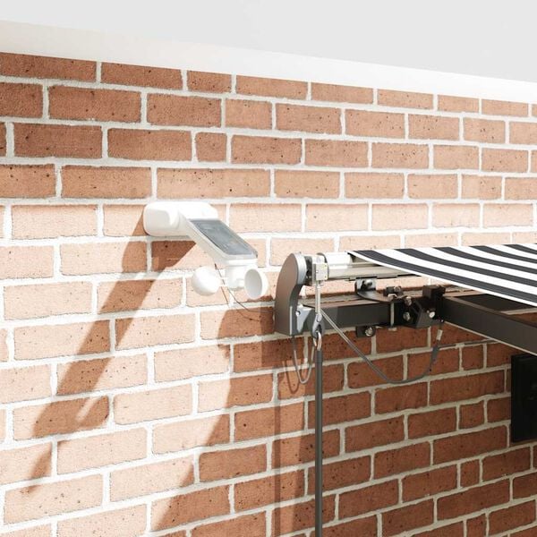 vidaXL Tenda na automatsko uvlačenje LED antracit i bijela 450x300 cm