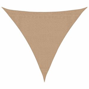 vidaXL Jedro za za&scaron;titu od sunca 160 g/m&sup2; sivosmeđe 3 x 3 x 3 m HDPE