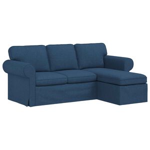 vidaXL Sofa Plava 215 x 138 x 80 cm tkanina