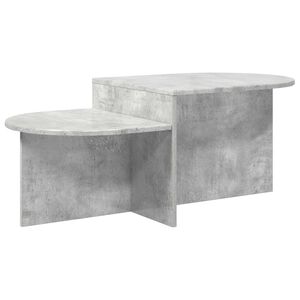 vidaXL Kava Stol Betonska siva 100 x 50 x 40 cm Konstruirano drvo