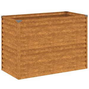 vidaXL Povi&scaron;ena vrtna gredica 100x50x69 cm Corten čelik