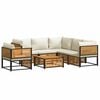 vidaXL 7-dijelni set vrtnih sofa s jastucima masivno bagremovo drvo