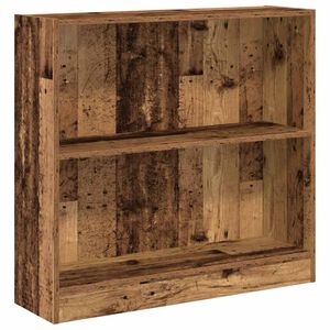 vidaXL Regal za knjige boja starog drva 80x24x76 cm konstruirano drvo