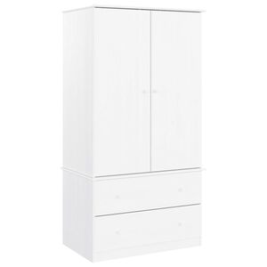 vidaXL Ormar ALTA bijeli 90 x 55 x 170 cm od masivne borovine