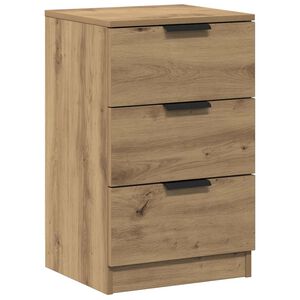 vidaXL Noćni ormarić Artisan hrast 40x36x65 cm izrađeno drvo