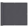 vidaXL Balkonski zaslon antracit 90x800 cm 100 % poliester Oxford