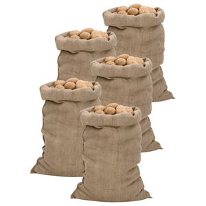 vidaXL Jutene vreće 5 kom 60 x 105 cm 100 % juta 340 g/m&sup2;