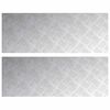 vidaXL Stepenica 2 kom. 80 x 30 cm Srebrno Aluminij Pravokutni