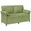 vidaXL Sofa za dvije osobe Svijetlo zelena 158 x 83 x 95 cm Bar&scaron;un