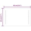 vidaXL LED kupaonsko ogledalo 40x60 cm
