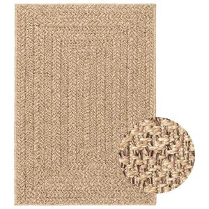 vidaXL Tepih ZIZUR 160 x 230 cm s izgledom jute unutarnji i vanjski