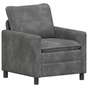 vidaXL Sofa Svjetlosiva 76 x 81 x 87,5 cm Poliester