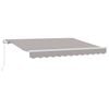 vidaXL Skrovita tenda Svijetlo siva 250 x 200 cm tkanina