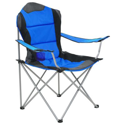 vidaXL Sklopive stolice za kampiranje 2 kom 96 x 60 x 102 cm plave