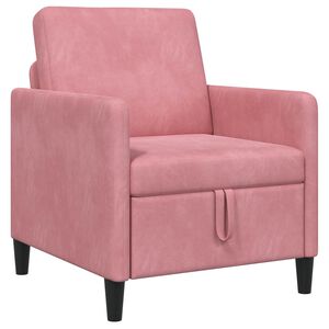 vidaXL Sofa s pohranom Ružičasta 72 x 78 x 87 cm Poliester