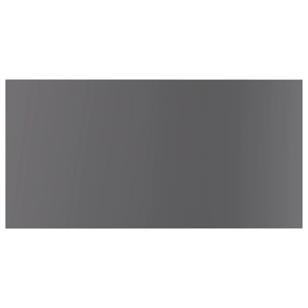 vidaXL Police za knjige 4 kom visoki sjaj sive 60x30x1,5 cm od iverice