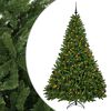 vidaXL Umjetno božićno drvce svijetlozeleno s kuglicama 270 cm