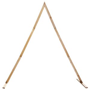 vidaXL Vjenčani luk Svijetlosmeđa 202 x 95 x 254 cm Čvrsto borovo drvo