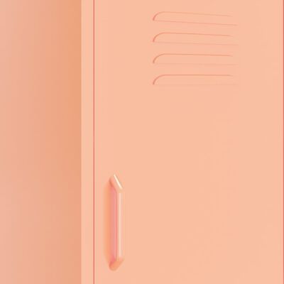 vidaXL Ormarić za pohranu ružičasti 42,5 x 35 x 101,5 cm čelični