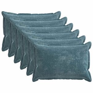 vidaXL Presvlaka za jastuk 6 pcs HOUTEN Plava 40 x 60 cm