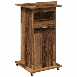 vidaXL Podij Staro drvo Konstruirano drvo 55 x 55 x 107 cm