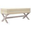 vidaXL Tabure za pohranu 110 x 45 x 49 cm platneni