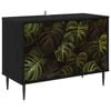 vidaXL TV ormar ELBURG 69 x 33 x 50,5 cm Crni hrast Konstruirano drvo