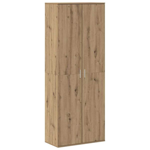 vidaXL Highboard Umjetnički hrast 70 x 33.5 x 180 cm Konstruirano drvo