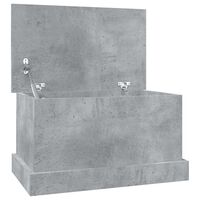 vidaXL Kutija za pohranu boja betona 50 x 30 x 28 cm konstruirano drvo