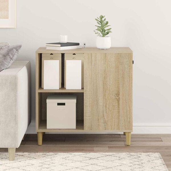 vidaXL Mačja Kuća Sonoma 72 x 42.5 x 70 cm Konstruirano drvo