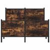 vidaXL Metalni okvir kreveta bez madraca boja hrasta 120x190 cm