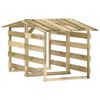 vidaXL Pergole s krovom 2 kom 100 x 90 x 100 cm impregnirana borovina
