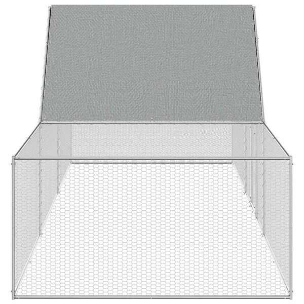 vidaXL Koko&scaron;injac od pocinčanog čelika 6 x 2 x 2 m