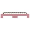 vidaXL Dnevni krevet na razvlačenje ružičasti 100 x 200 cm bar&scaron;unasti