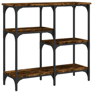 vidaXL Konzolni stol boja hrasta 80 x 29 x 75 cm konstruirano drvo