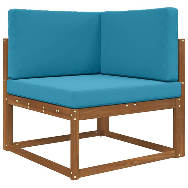 vidaXL Jastuk za vanjsku sofU 3 pcs Kraljevsko plava Poliester