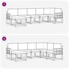 vidaXL Set vanjskih sofa s jastukom 7 pcs Prirodna i bež