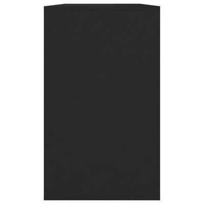 vidaXL Komoda crna 120 x 41 x 75 cm od iverice