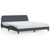 vidaXL Okvir za krevet Dover tamno sivi 180x200 cm bar&scaron;un