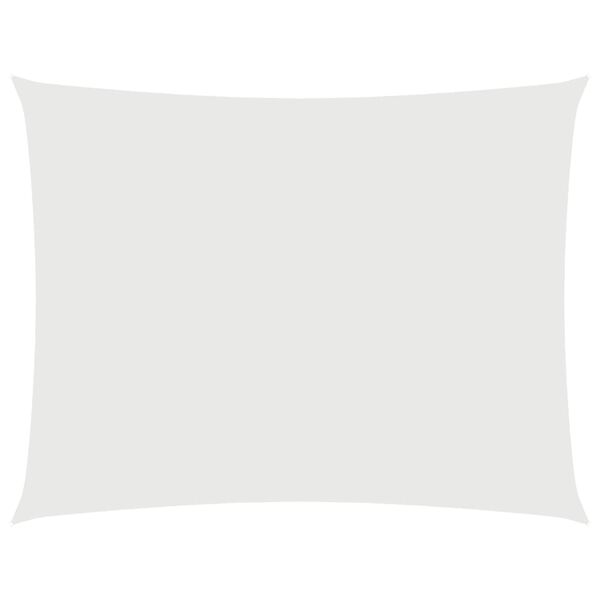 vidaXL Jedro protiv sunca od tkanine pravokutno 3,5 x 4,5 m bijelo