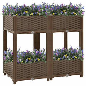 vidaXL Povi&scaron;ena gredica 80 x 40 x 71 cm od polipropilena
