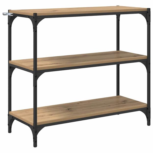 vidaXL Ormarić za knjige Umjetnički hrast 80 x 33 x 70,5 cm