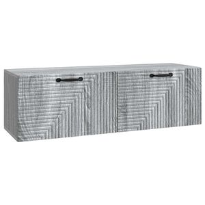 vidaXL TV ormar za zid Siva sonoma 98 x 31 x 30 cm Konstruirano drvo