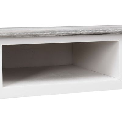 vidaXL Pisaći stol sivi 110 x 45 x 76 cm drveni