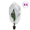 vidaXL Navlake za biljke od flisa s patentom 4 kom 70 g/m&sup2; 3,93x3,5 m