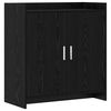 vidaXL Kreveta Crni hrast 72 x 36 x 80 cm Konstruirano drvo