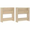 vidaXL Zidni ormarići za cipele 2 kom boja hrasta 60x18x60 cm drveni