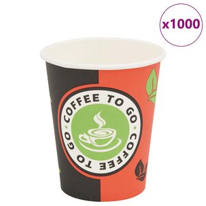 vidaXL 1000 kom Jednokratne Papirnate &Scaron;alice za Kavu 240 ml